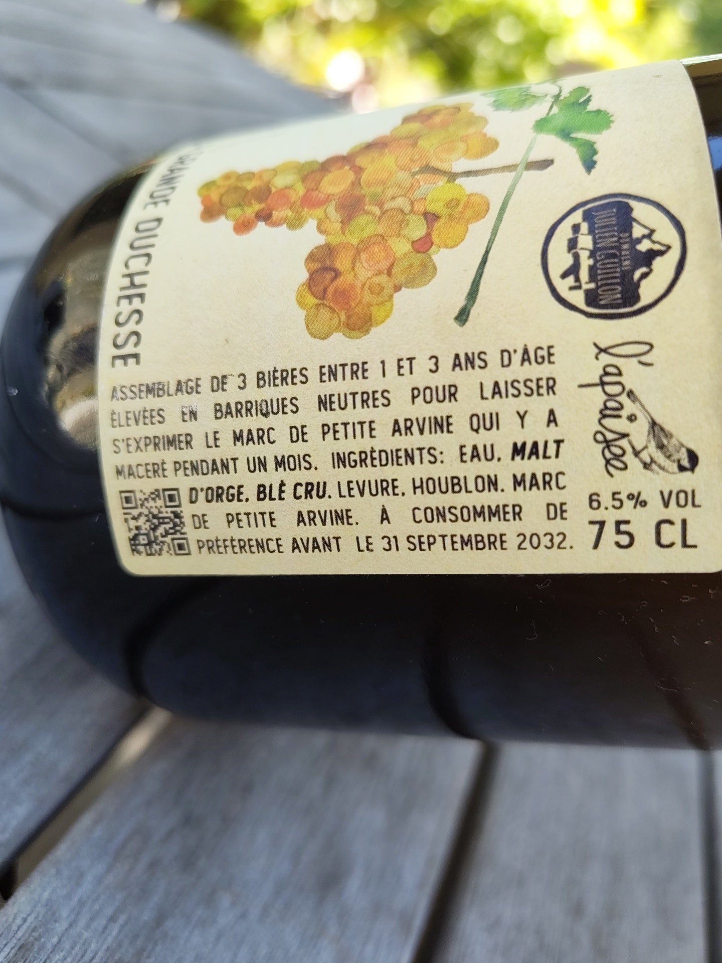 La Grande Duchesse L'apaisée 75cl