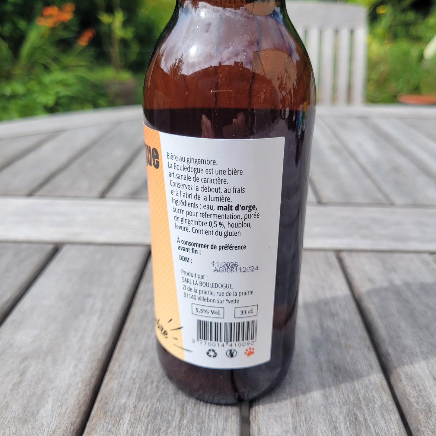 Ambrée gingembre - Brasserie La Bouledogue - 33cl