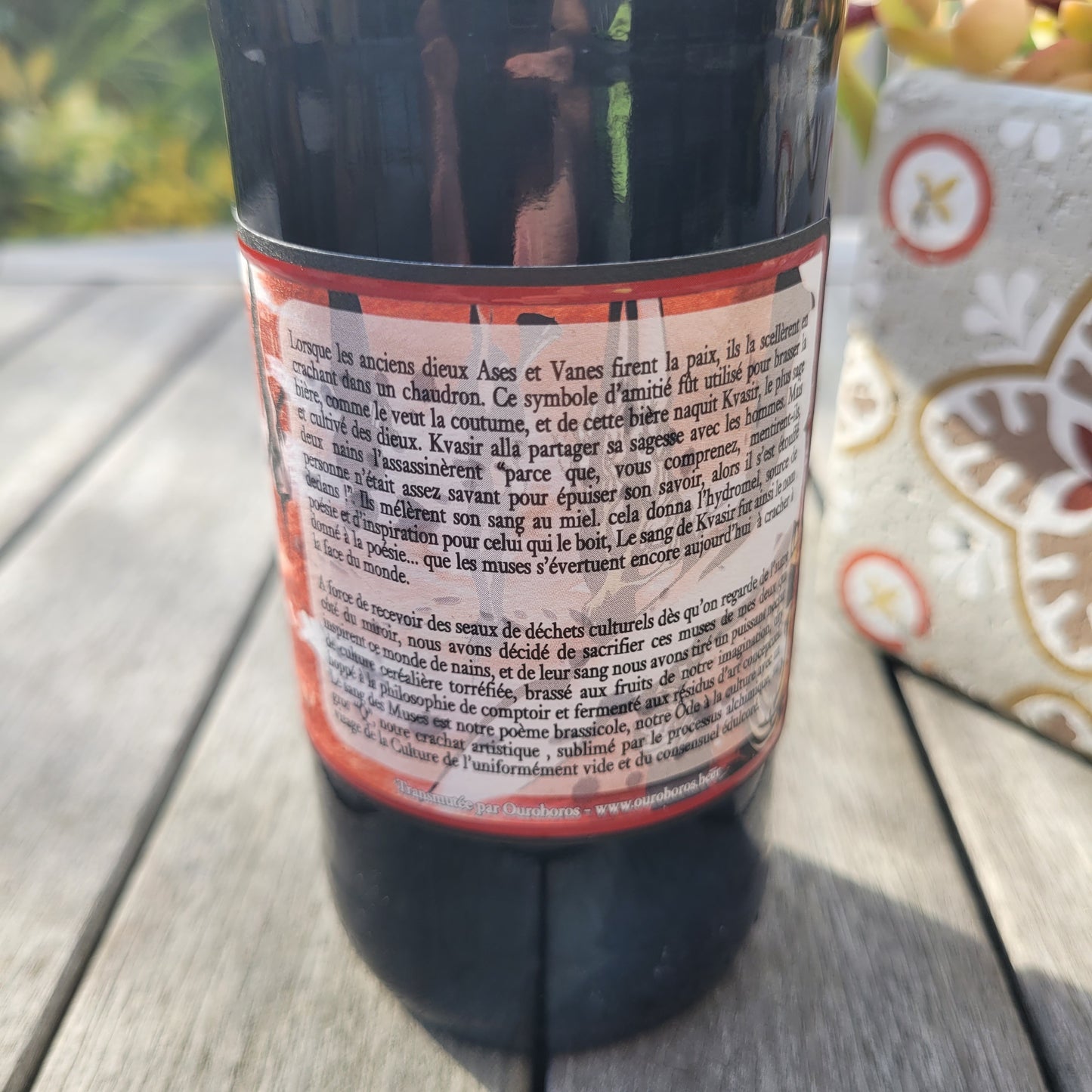 Le Sang des Muses - Brasserie Ouroboros - 33cl