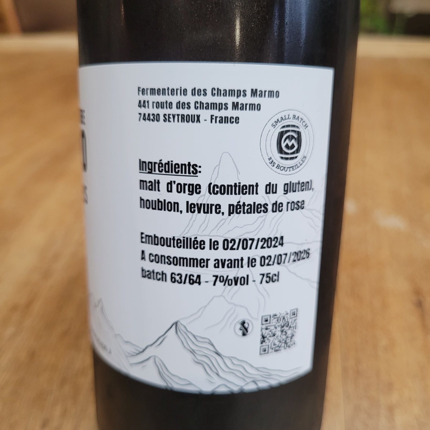 Raw & Roses - SPO et Champs Marmots - 75cl