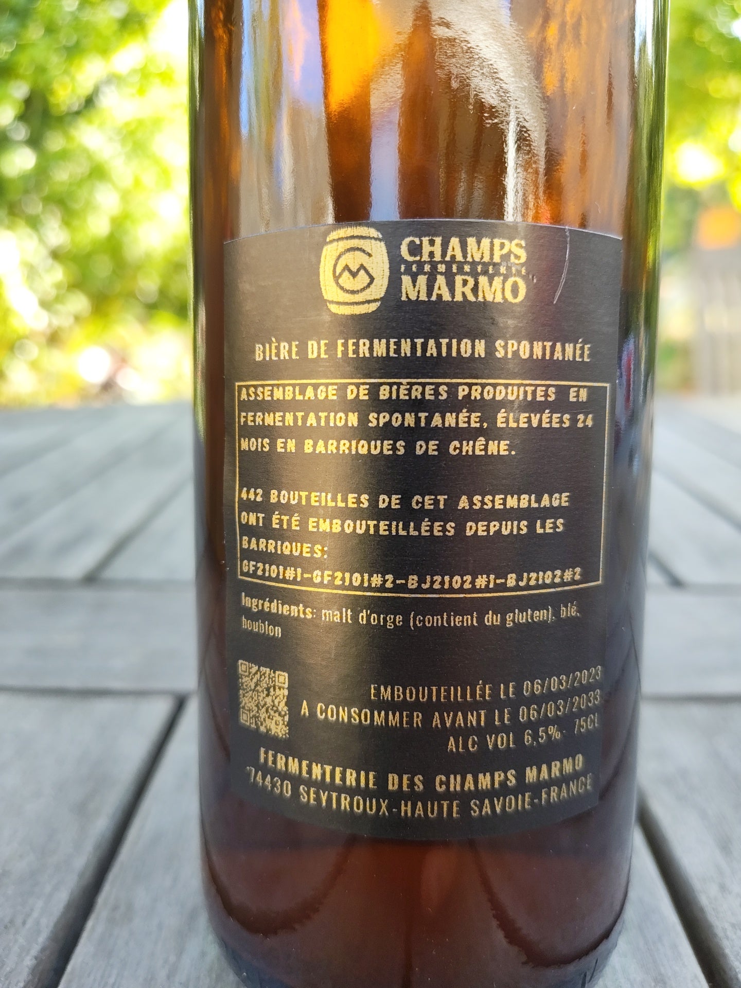 Spontanée 1 Champs Marmo 75cl